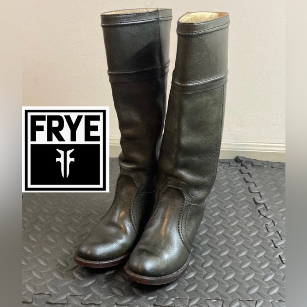 Frye boots Dark olive green 8.5